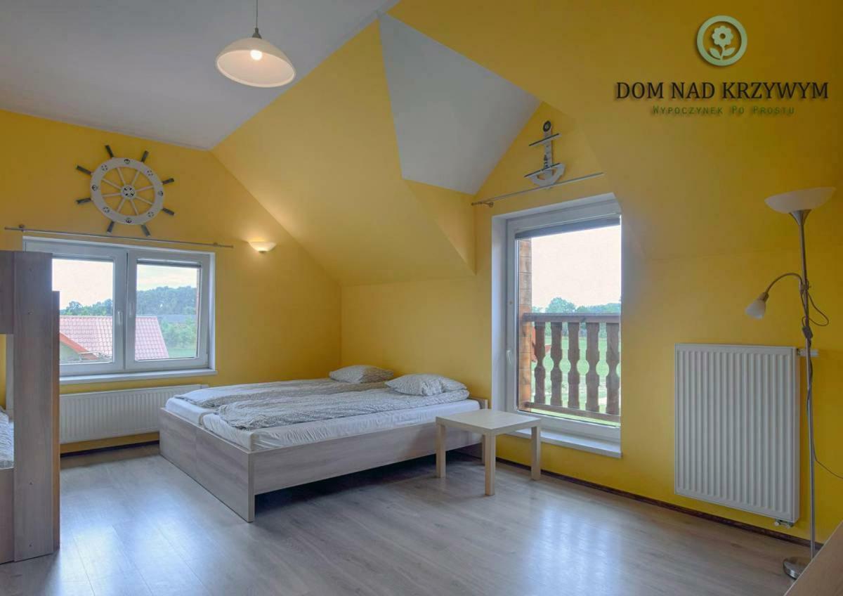 Dom Nad Krzywym - Prywatna Plaza, 2 Boiska, Sauna, Plac Zabaw Krzywe  Extérieur photo